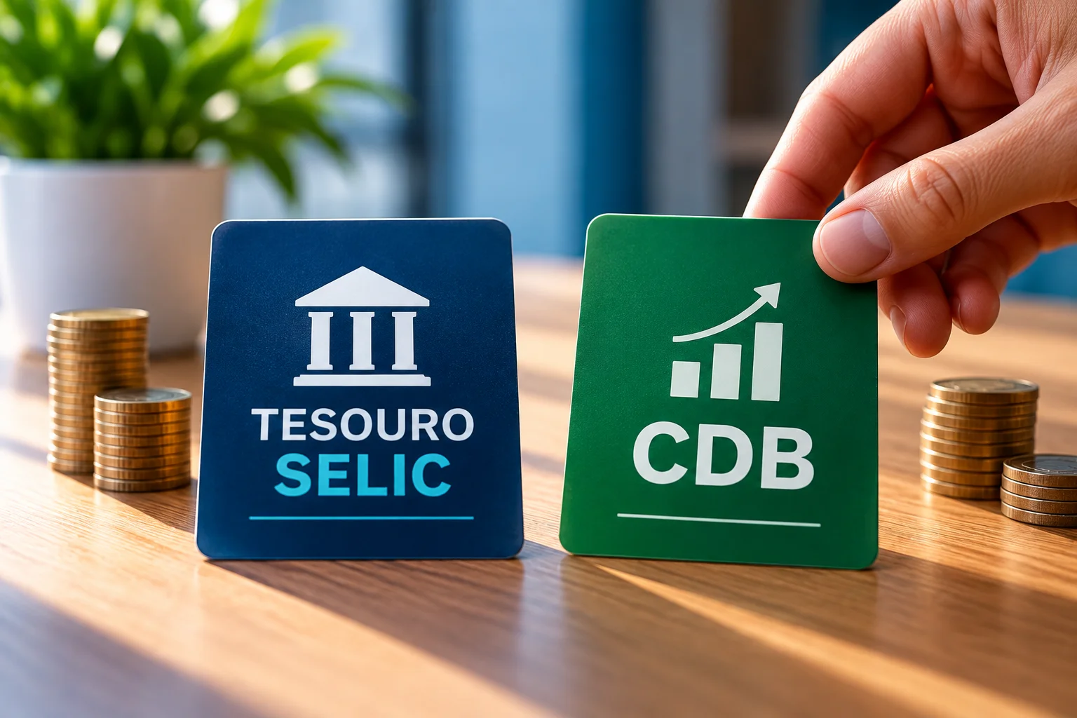 Comparação entre Tesouro Selic e CDB
